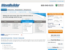 Tablet Screenshot of movebuilder.com